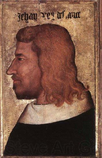 unknow artist Portrait of Jean le Bon King of France Spain oil painting art